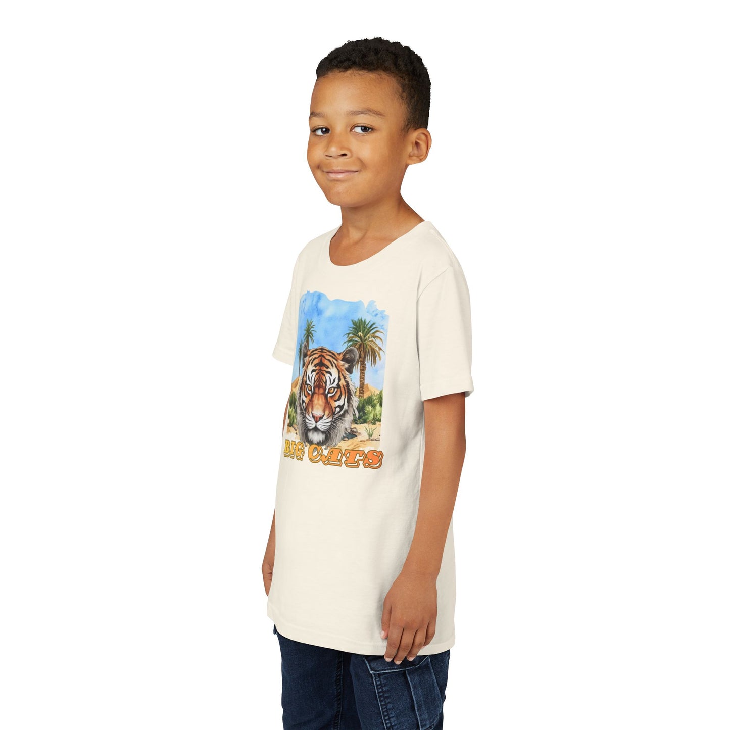 Boy's Big Cats Tiger Short Sleeve Tee