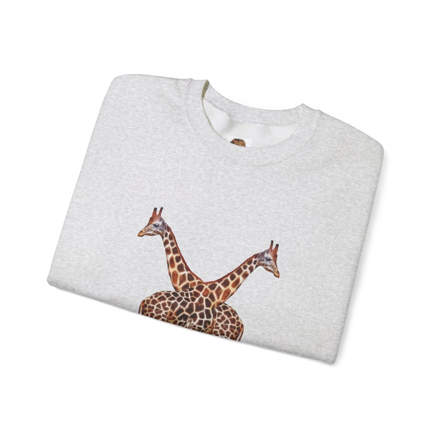 Giraffe Couple Crewneck Sweatshirt For Animal Lovers