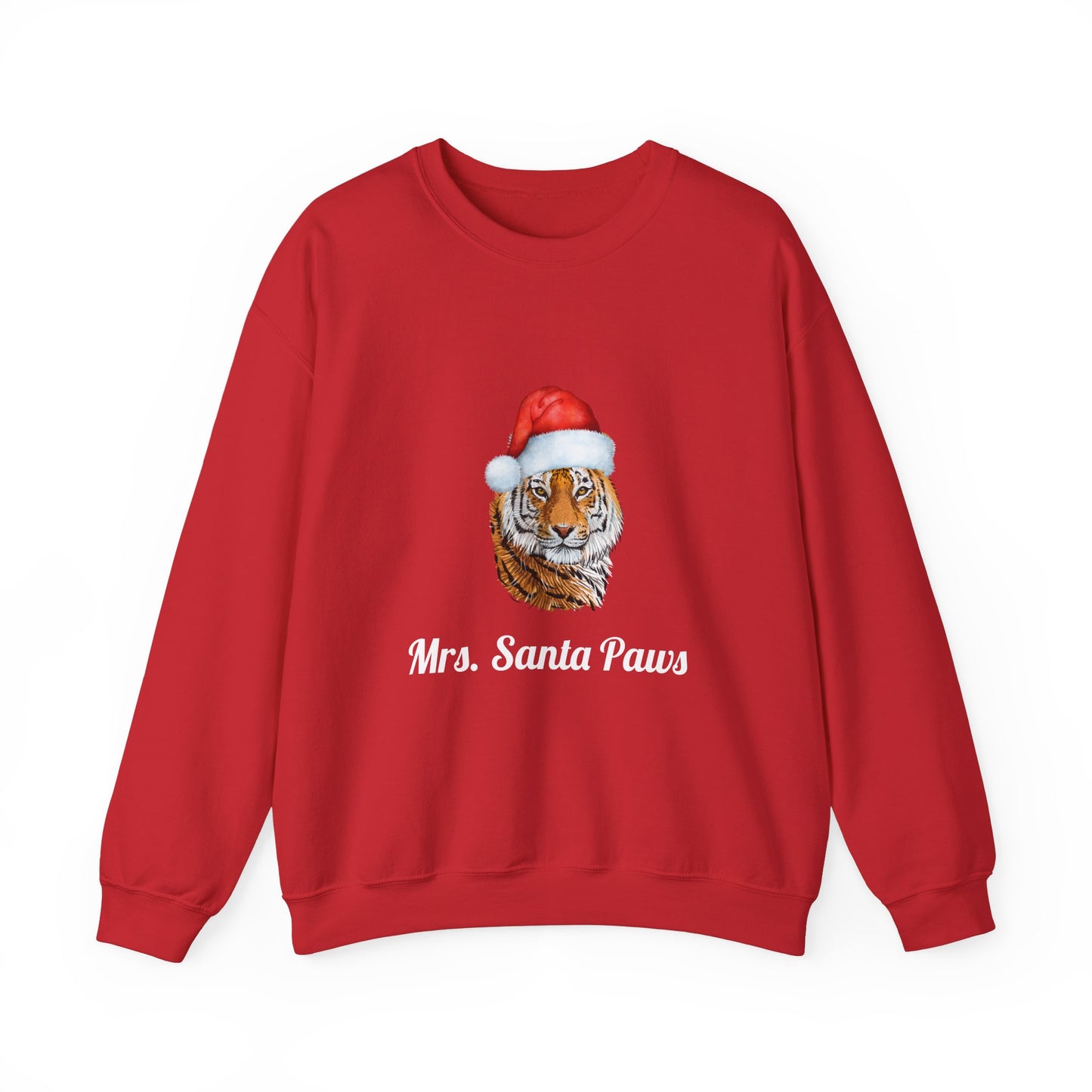 Tiger Mrs. Santa Crewneck Sweatshirt