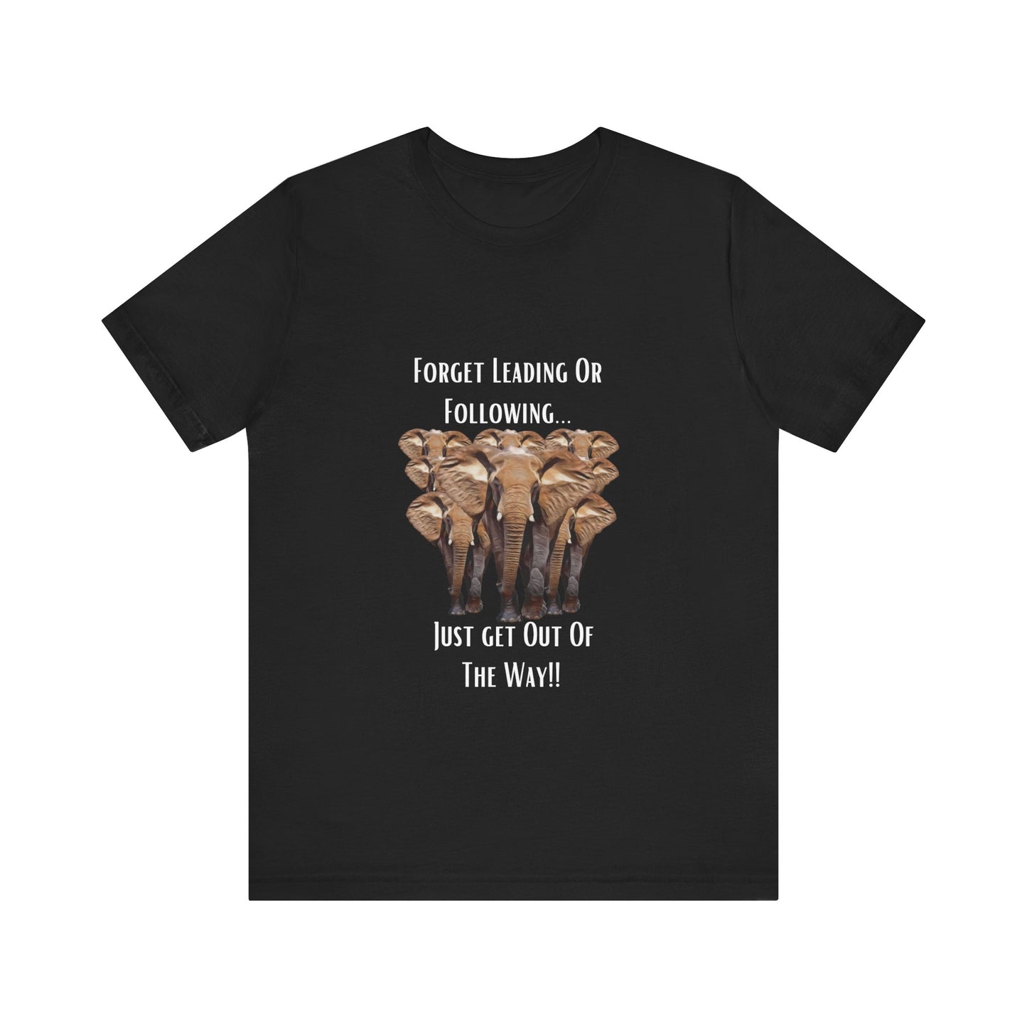 Unisex Elephant Short Sleeve Tee