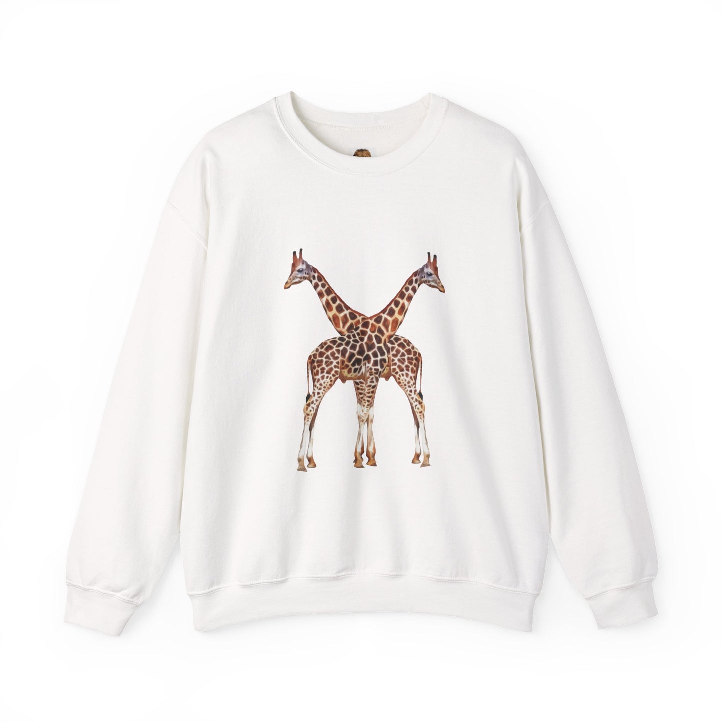 Giraffe Couple Crewneck Sweatshirt For Animal Lovers