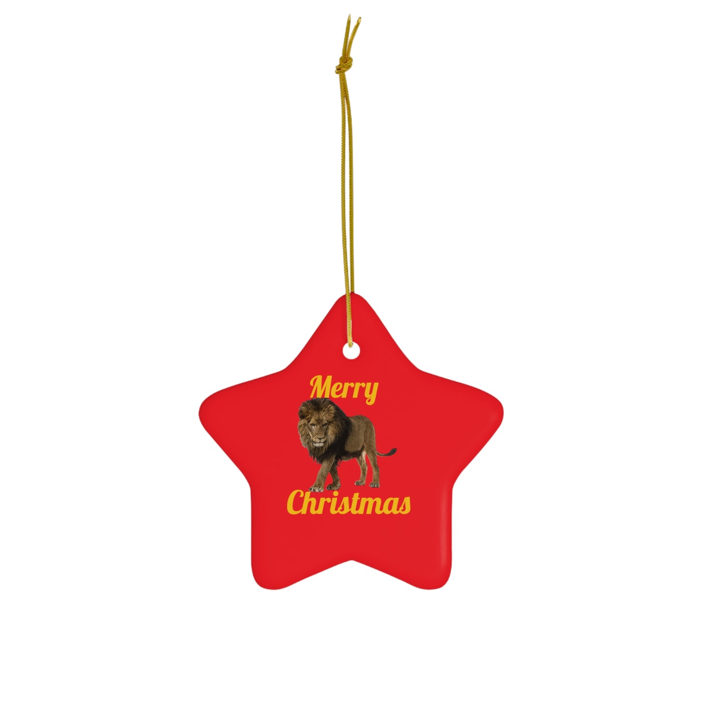 Lion Ceramic Ornament