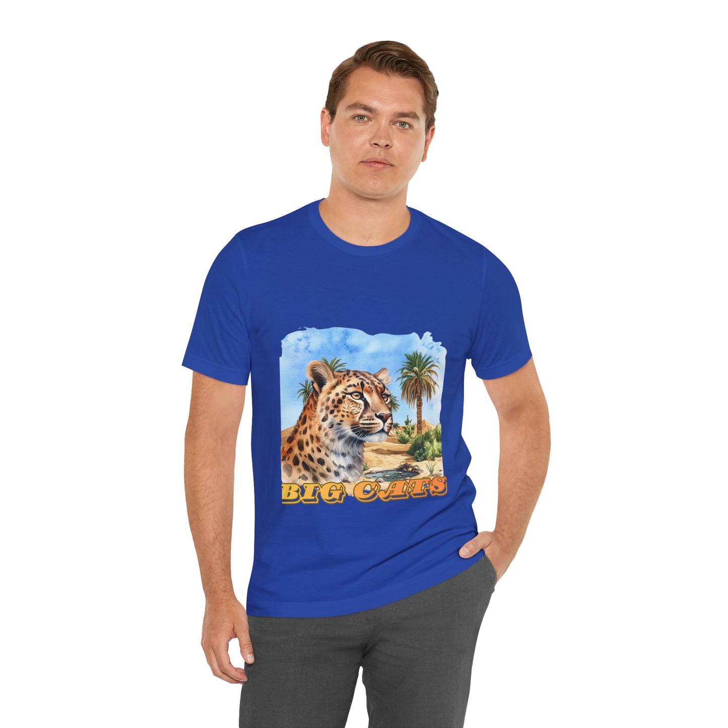 Cheetah Graphic Tee – 'Big Cats' Vintage Safari T-Shirt