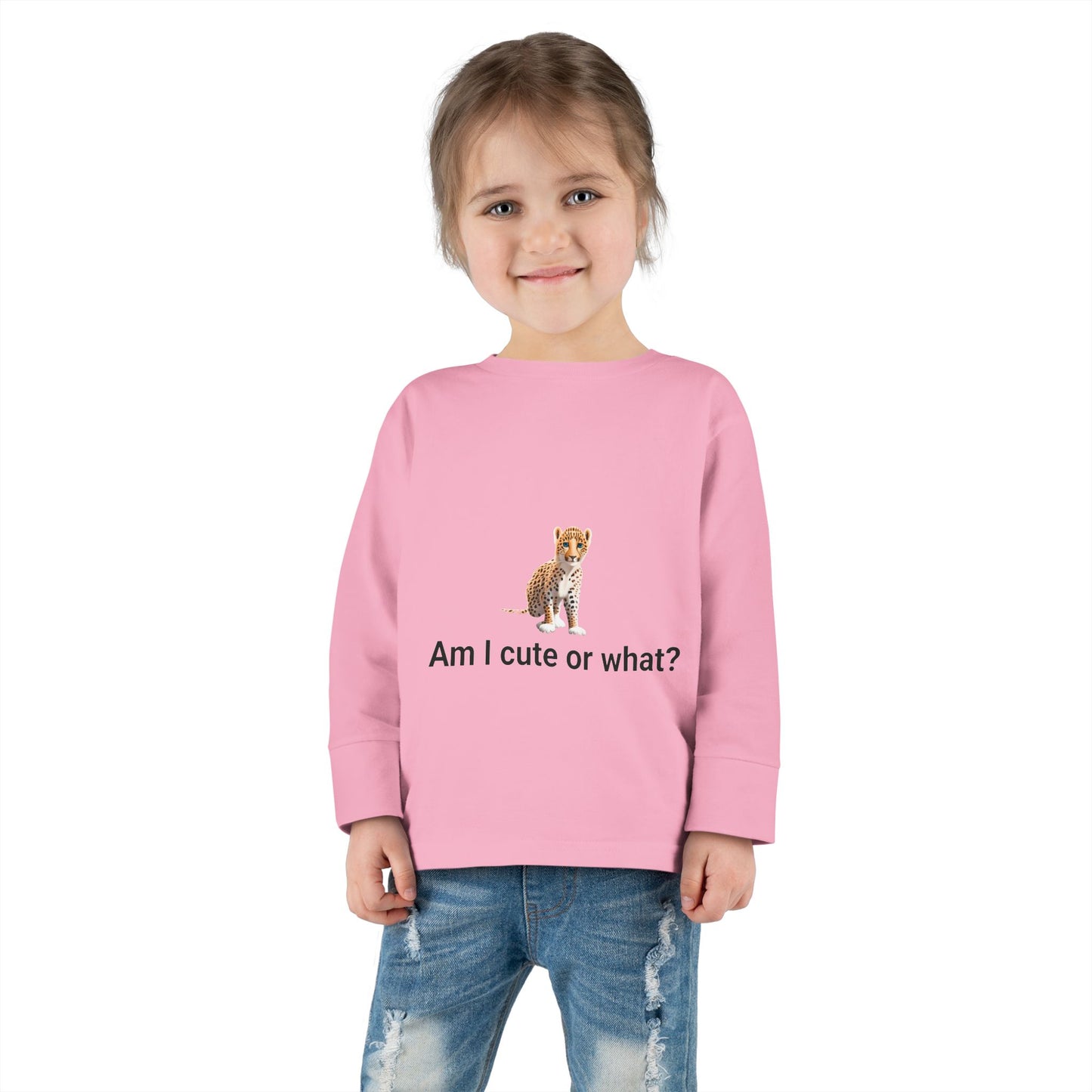 Toddler Little Cats Leopard Long Sleeve Tee