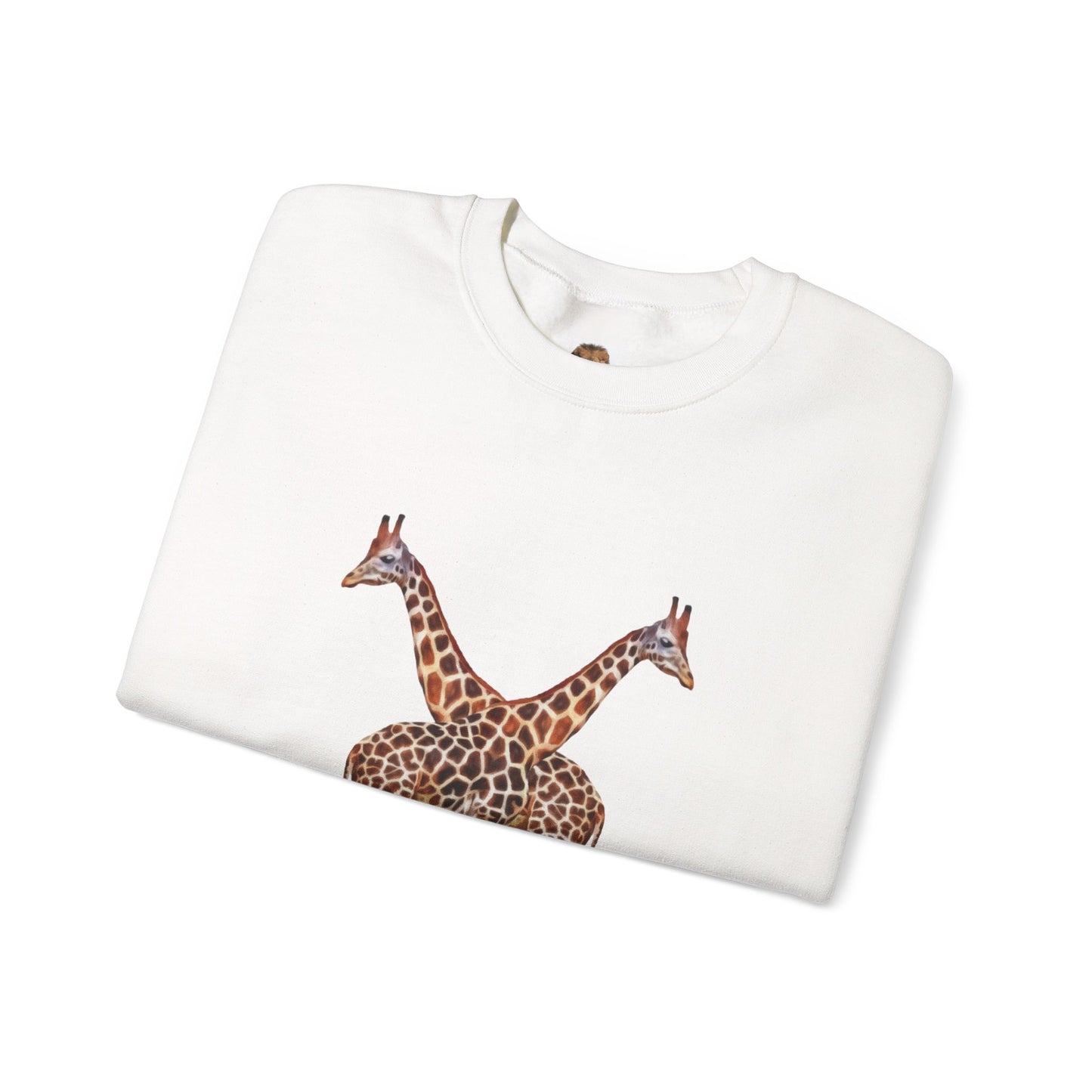 Giraffe Couple Crewneck Sweatshirt For Animal Lovers