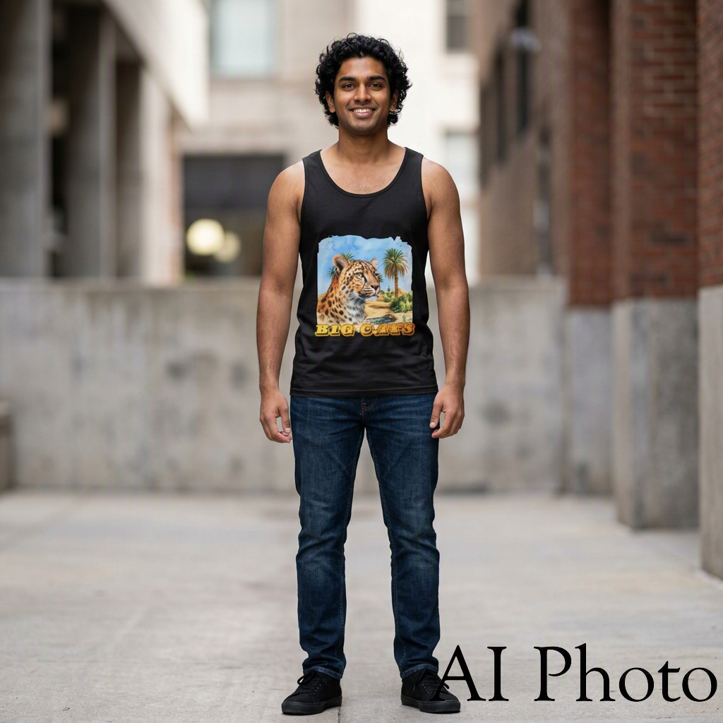 Men's Big Cats Cheetah Tank Top