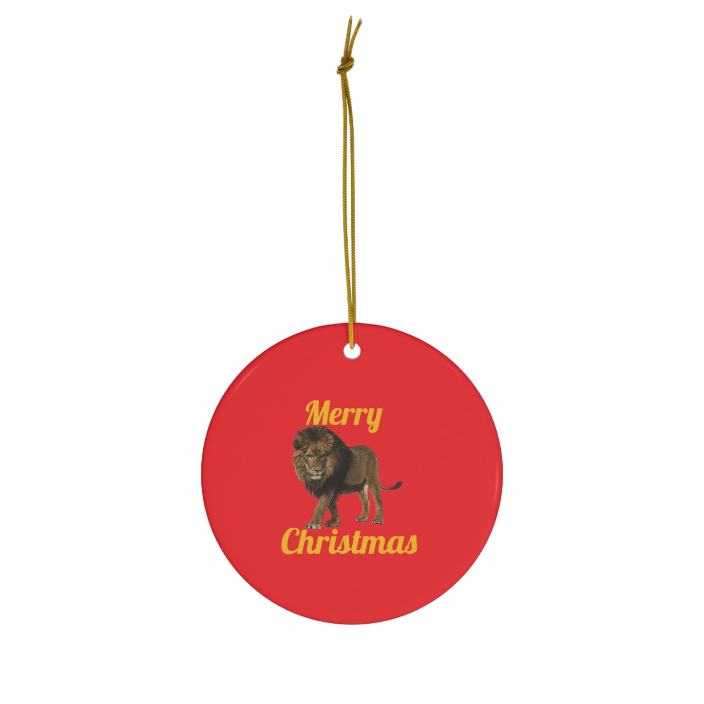 Lion Ceramic Ornament