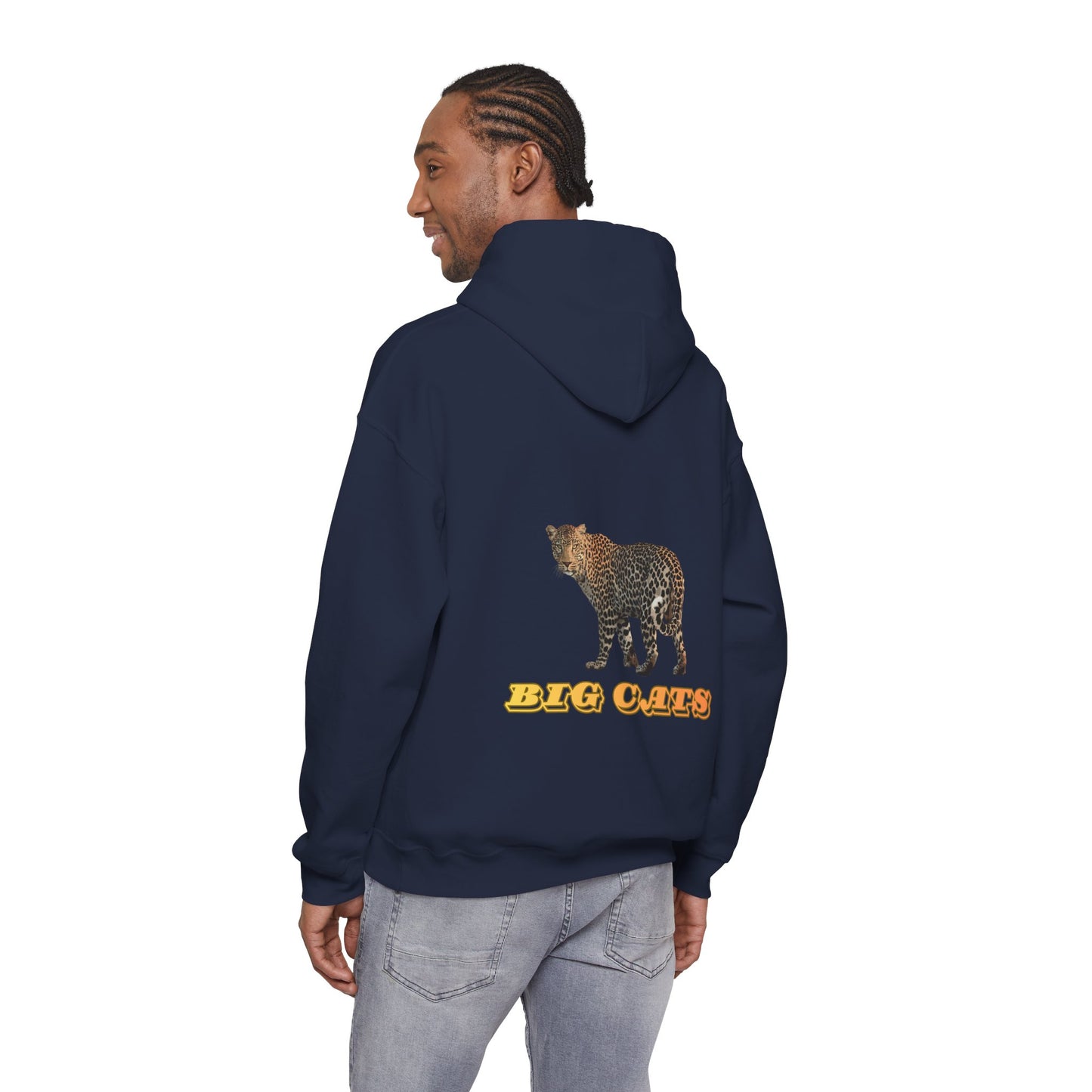 Unisex Leopard Big Cat Hooded Sweatshirt
