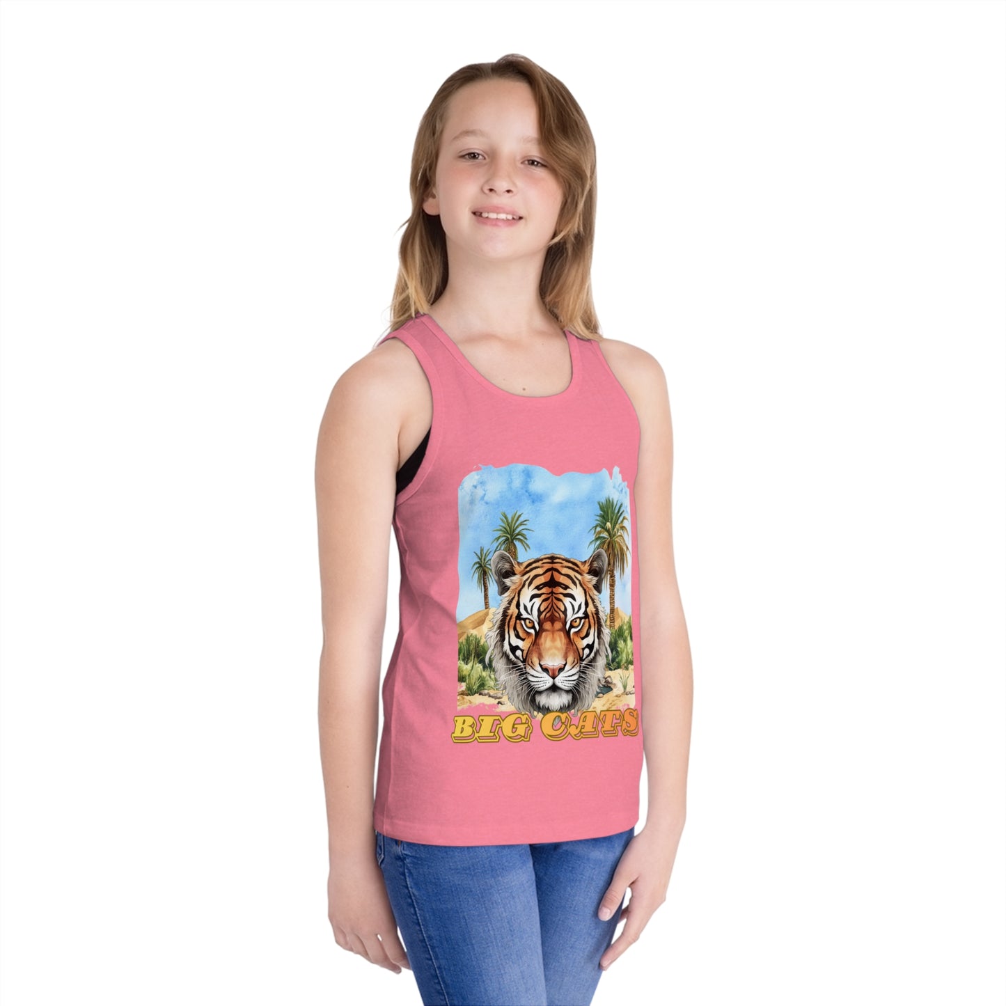 Boy's Big Cats Tiger Tank Top