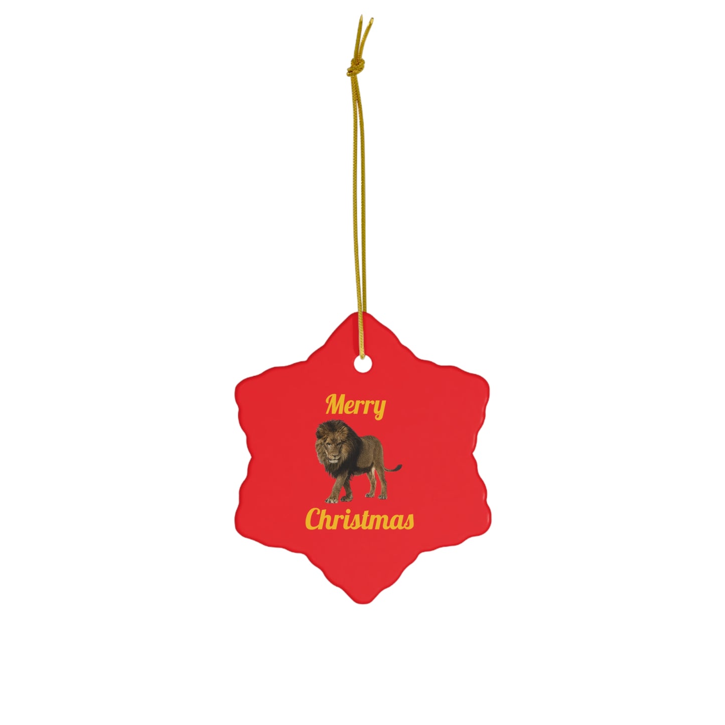 Lion Ceramic Ornament
