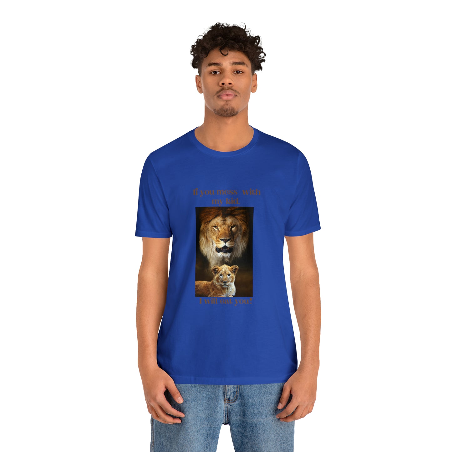 Men's Lion and Cub Short Sleeve Tee
