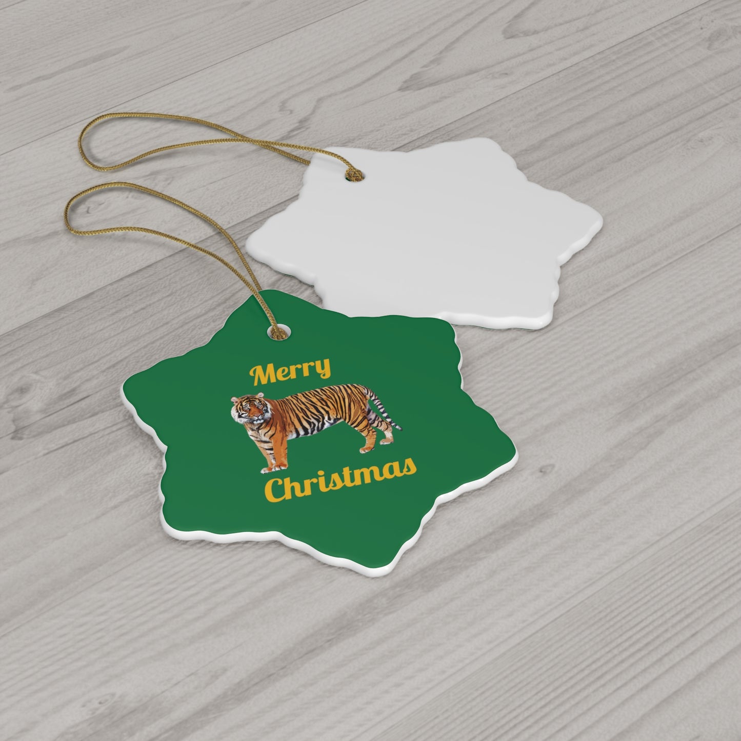 Tiger Ceramic Ornament