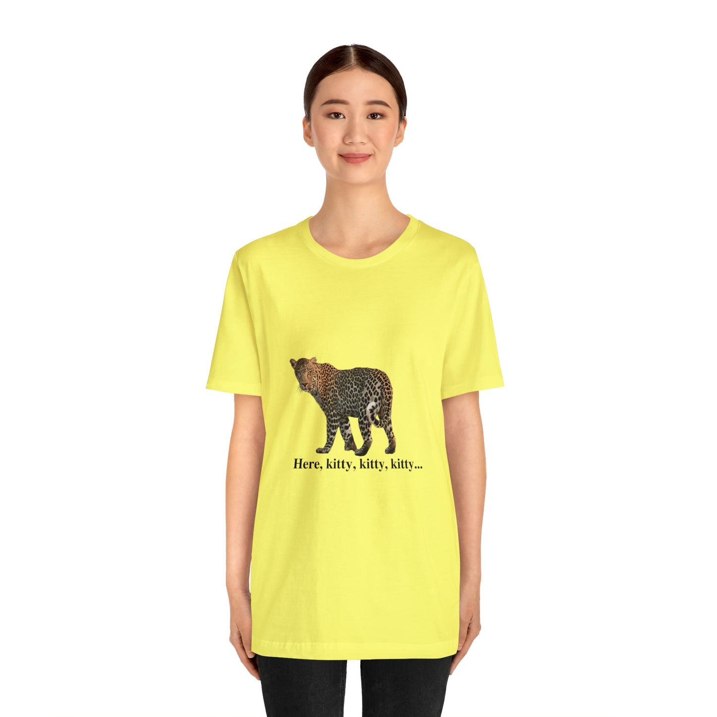Unisex Leopard BigCats Short Sleeve Tee