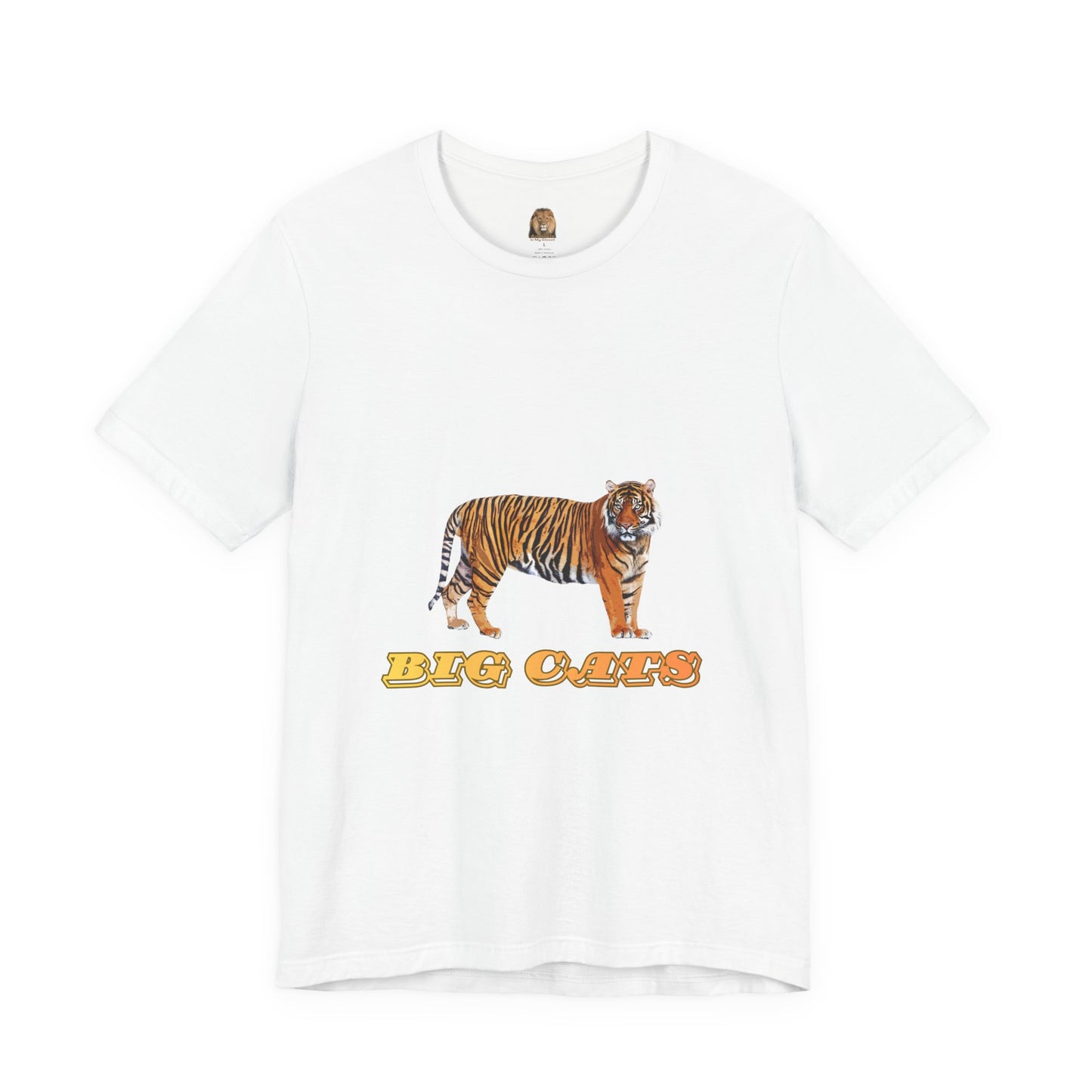 Unisex Tiger Big Cats Short Sleeve Tee