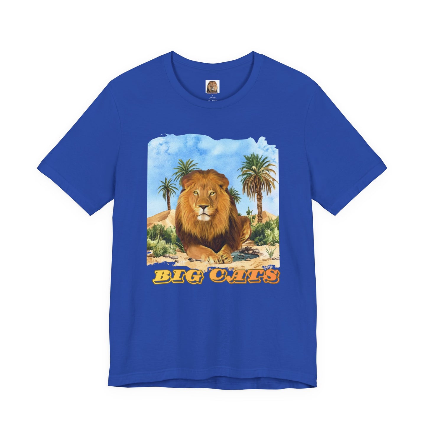 Men's Big Cats Lion Tee Shirt