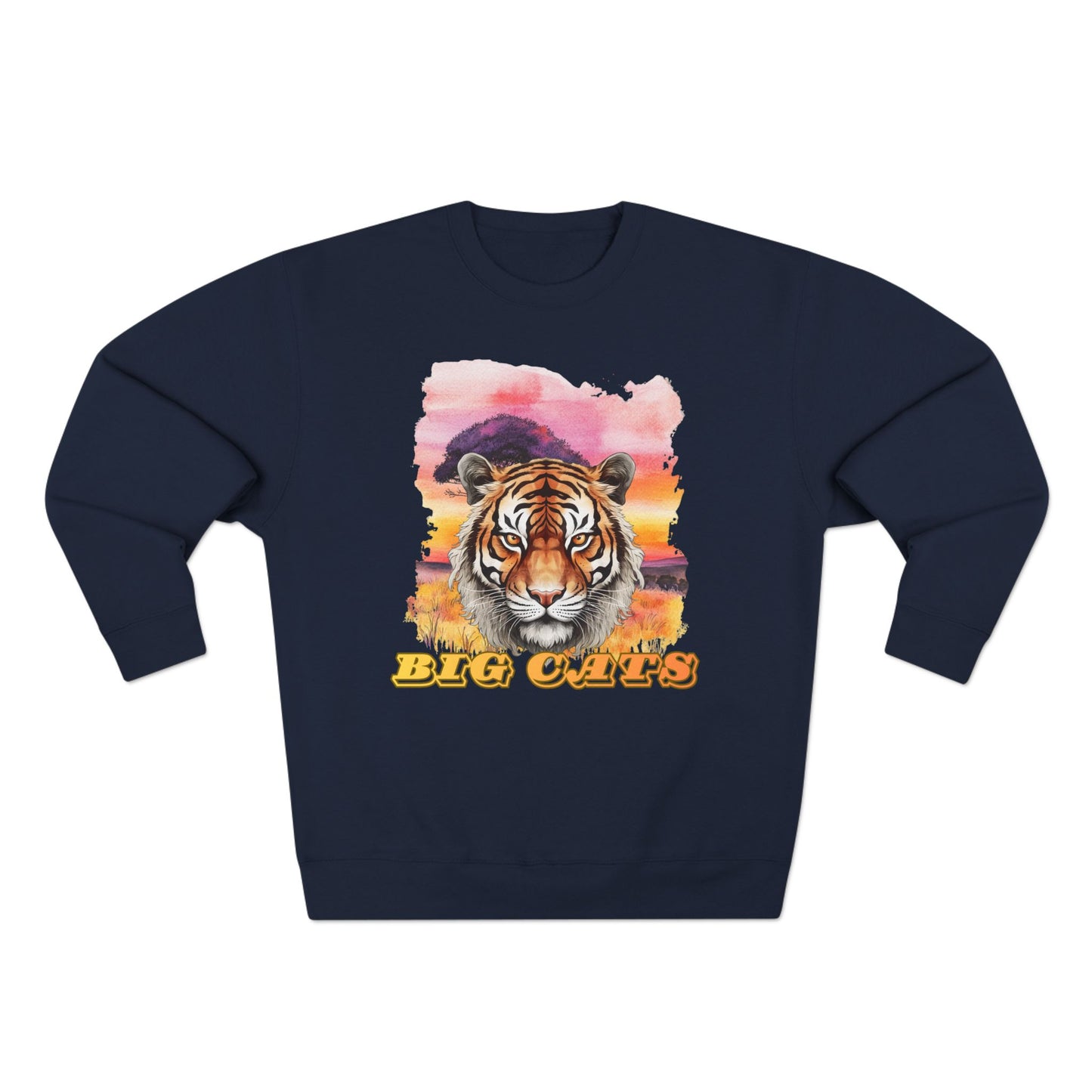 Women's Big Cats Tiger Premium Crewneck Sweatshirt