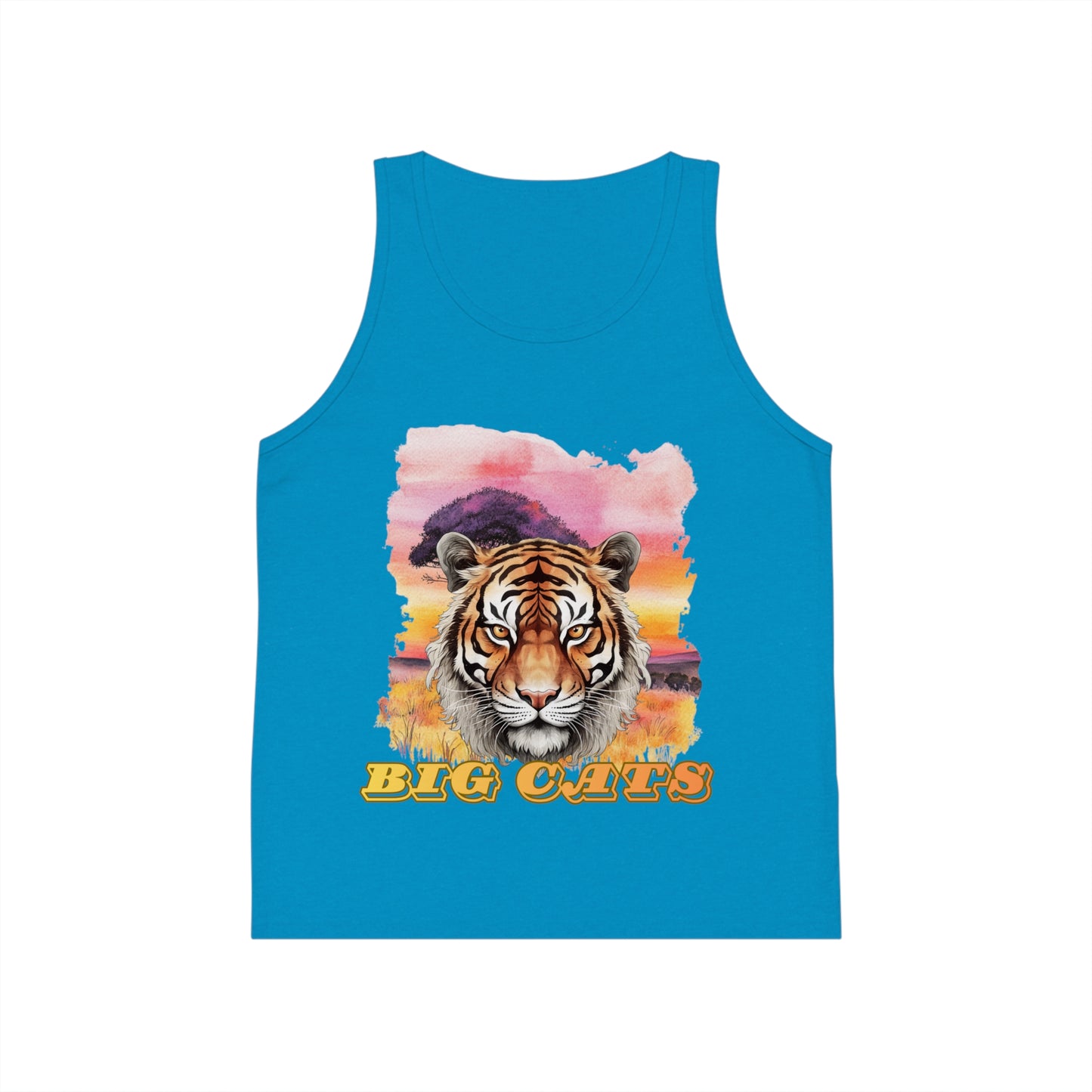 Girls Big Cats Tiger Tank Top