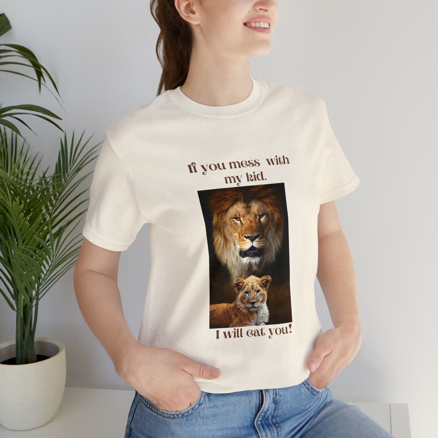 Men's Lion and Cub Short Sleeve Tee