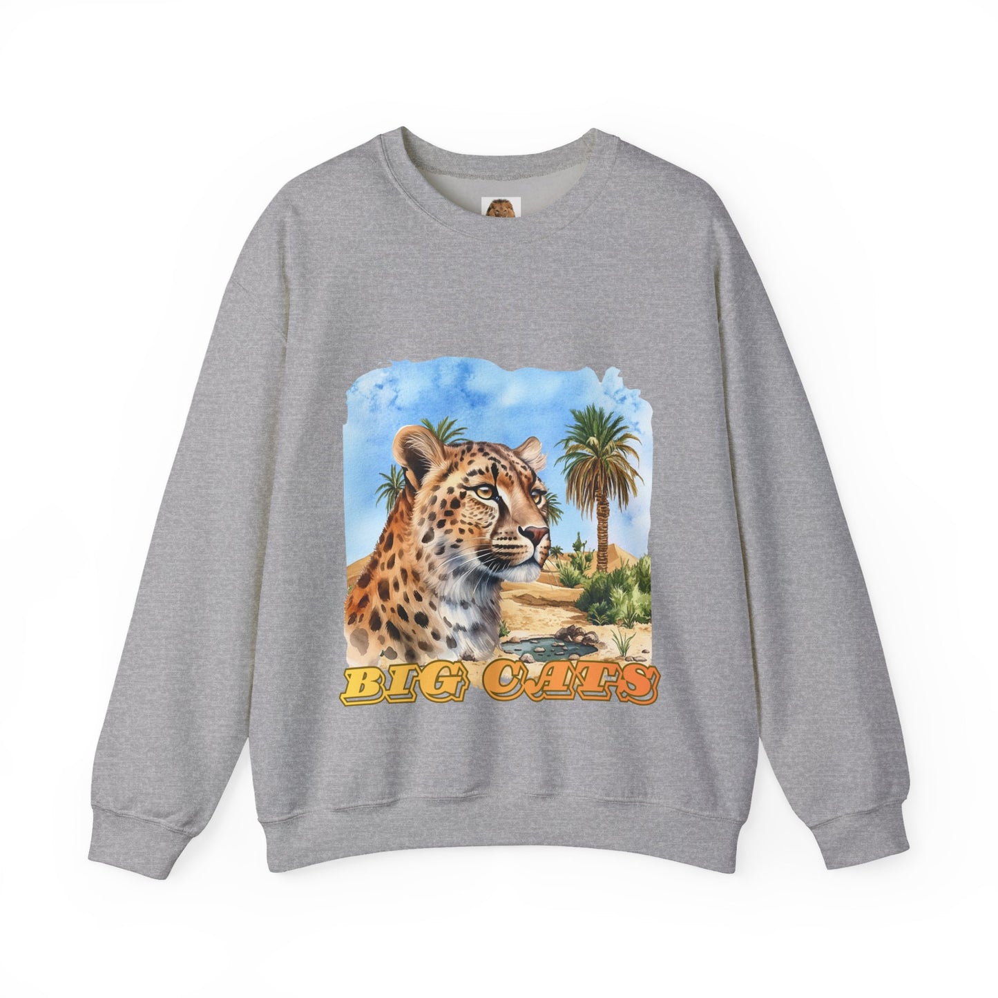 Men's Big Cats Cheetah Crewneck Sweatshirt