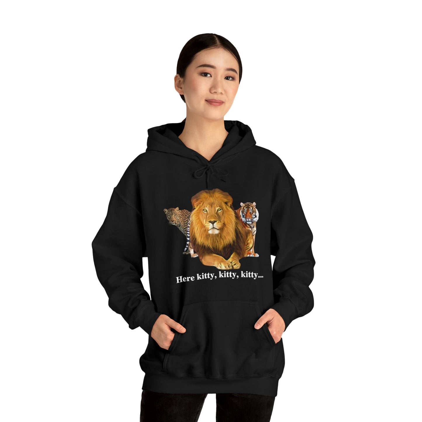 Unisex Big Cats Hooded Sweatshirt