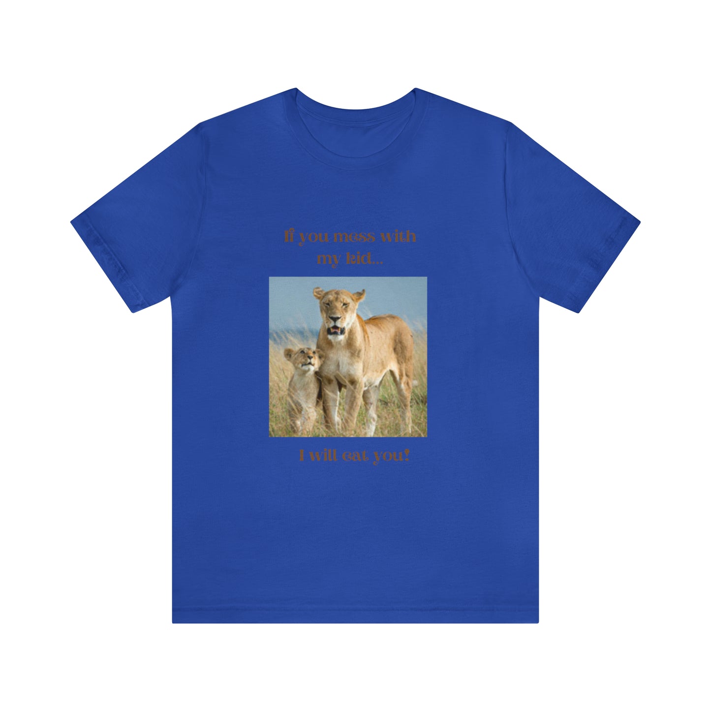 Womens' Lioness and Cub Short Sleeve Tee