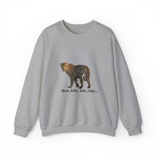 Unisex Leopard Big Cats Crewneck Sweatshirt