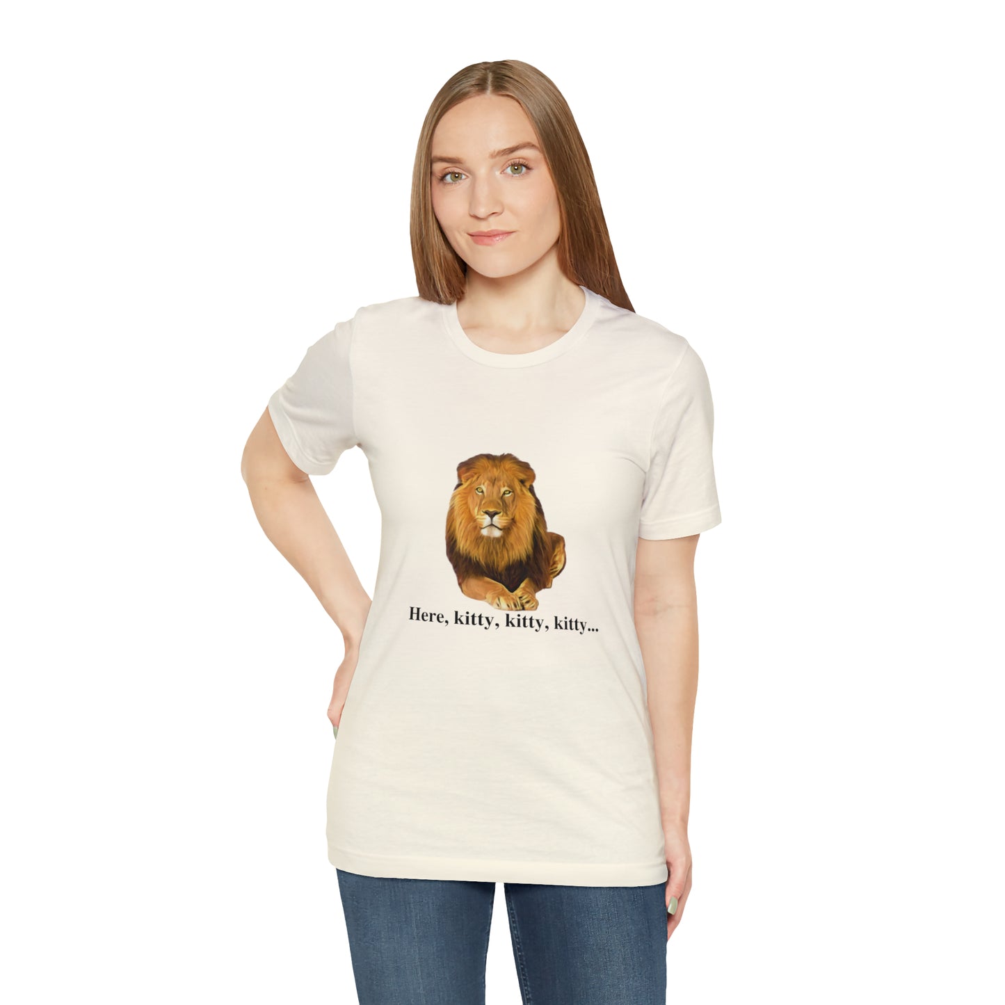 Unisex Lion Big Cats Short Sleeve Tee