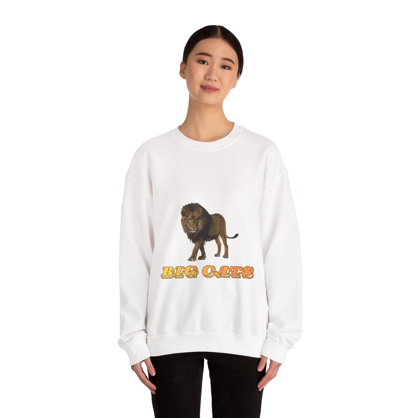 Unisex Lion Big Cats Crewneck Sweatshirt