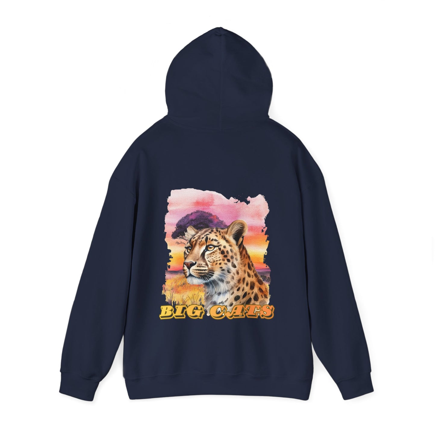 Women's Cheetah Big Cats Sunset Hoodie