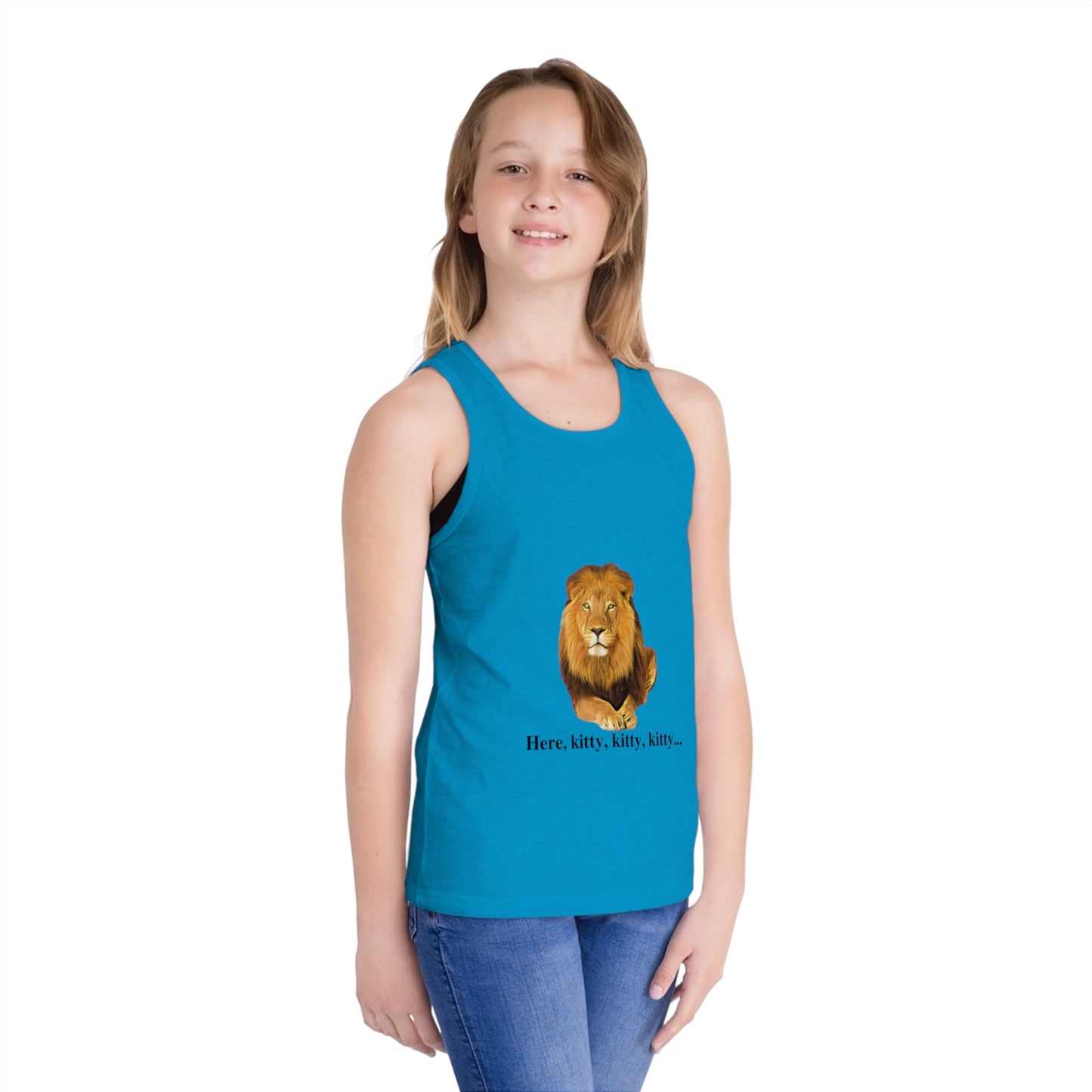 Kid's Lion Big Cats Jersey Tank Top