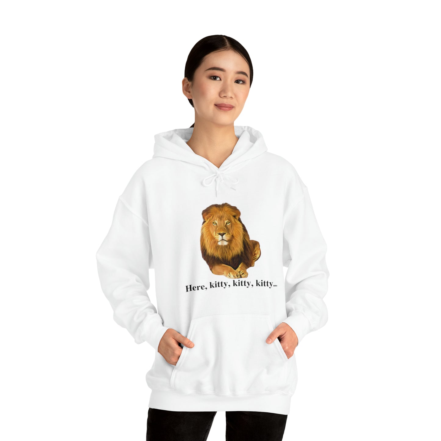 Unisex Lion Big Cats Hooded Sweatshirt