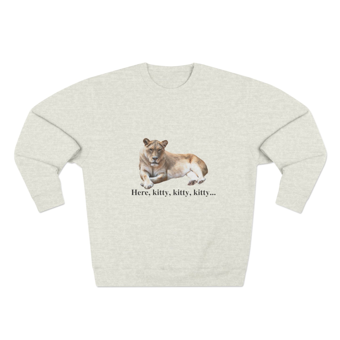 Unisex Premium Lioness Big Cats Crewneck Sweatshirt