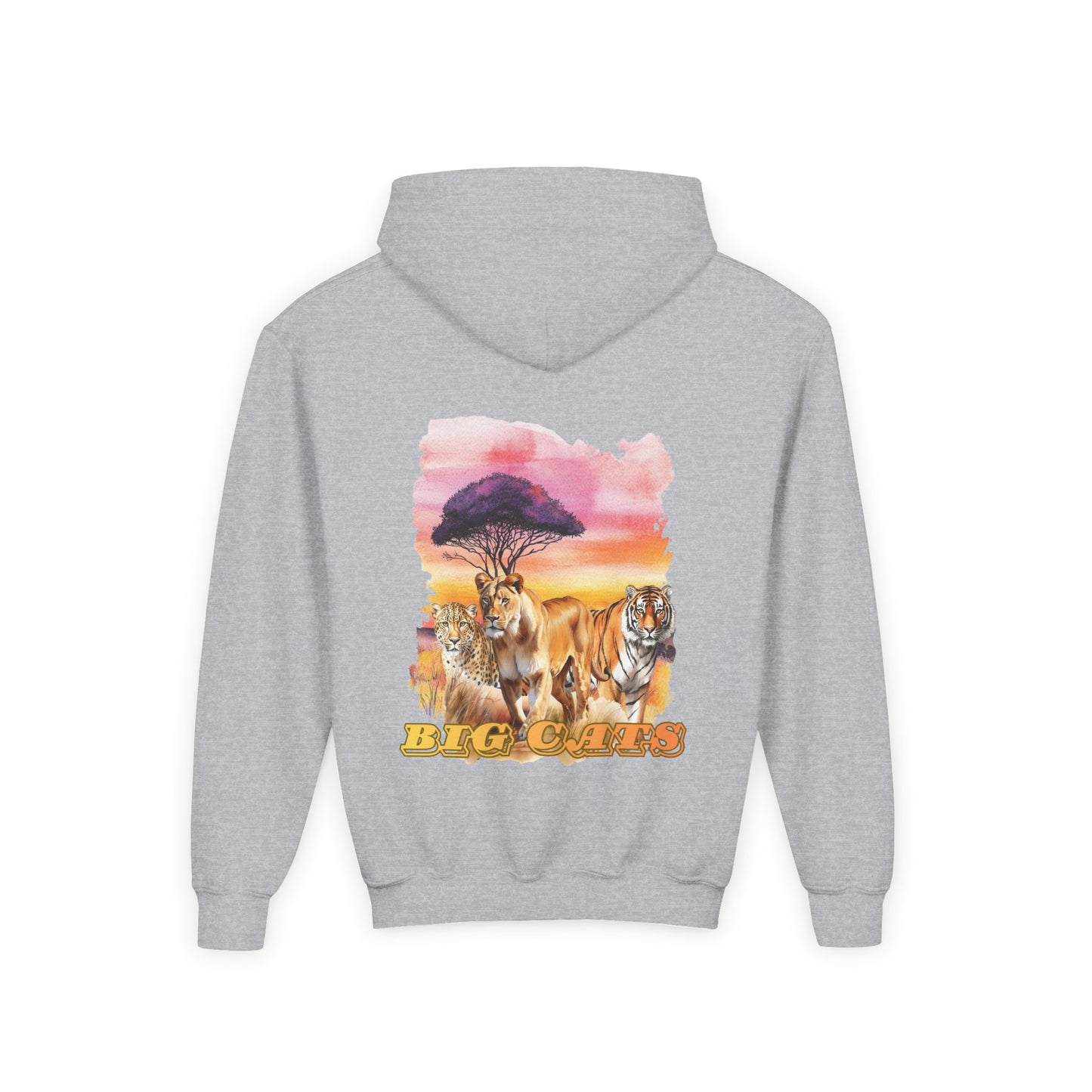 Girls Big Cats Trio Hooded Sweatshirt