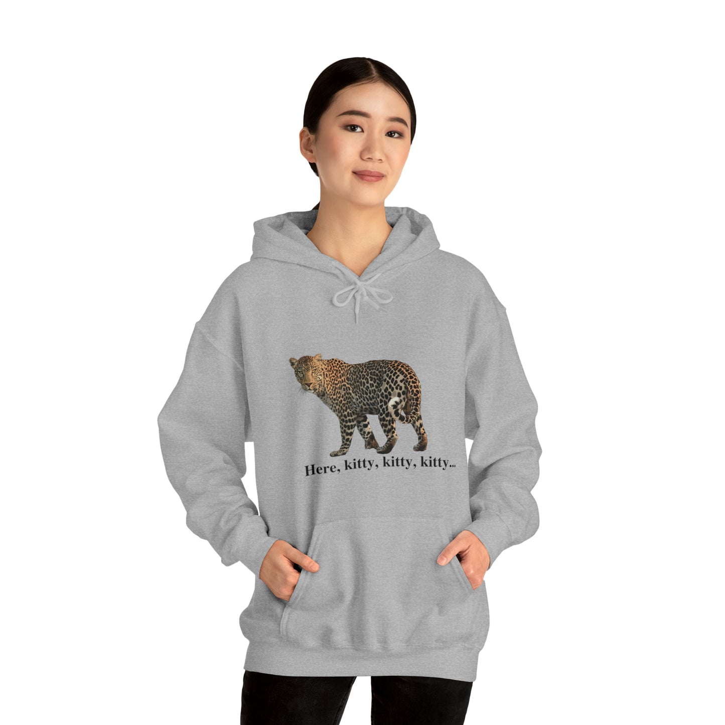 Unisex Leopard Big Cat Hooded Sweatshirt