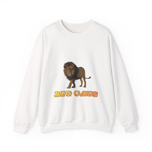 Unisex Lion Big Cats Crewneck Sweatshirt