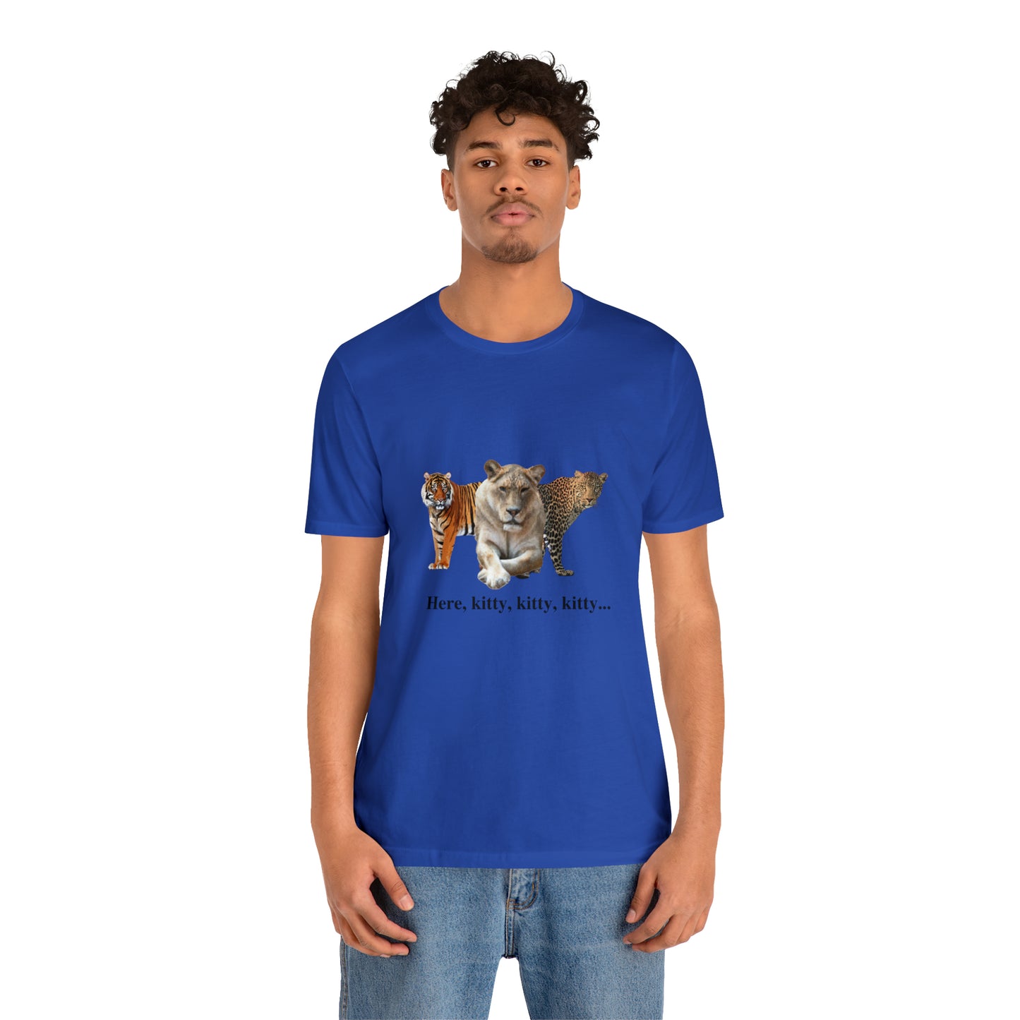 Unisex Big Cats Lioness Short Sleeve Tee