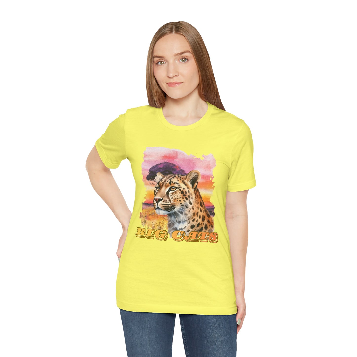 Women's "Big Cats" Cheetah Graphic T-Shirt