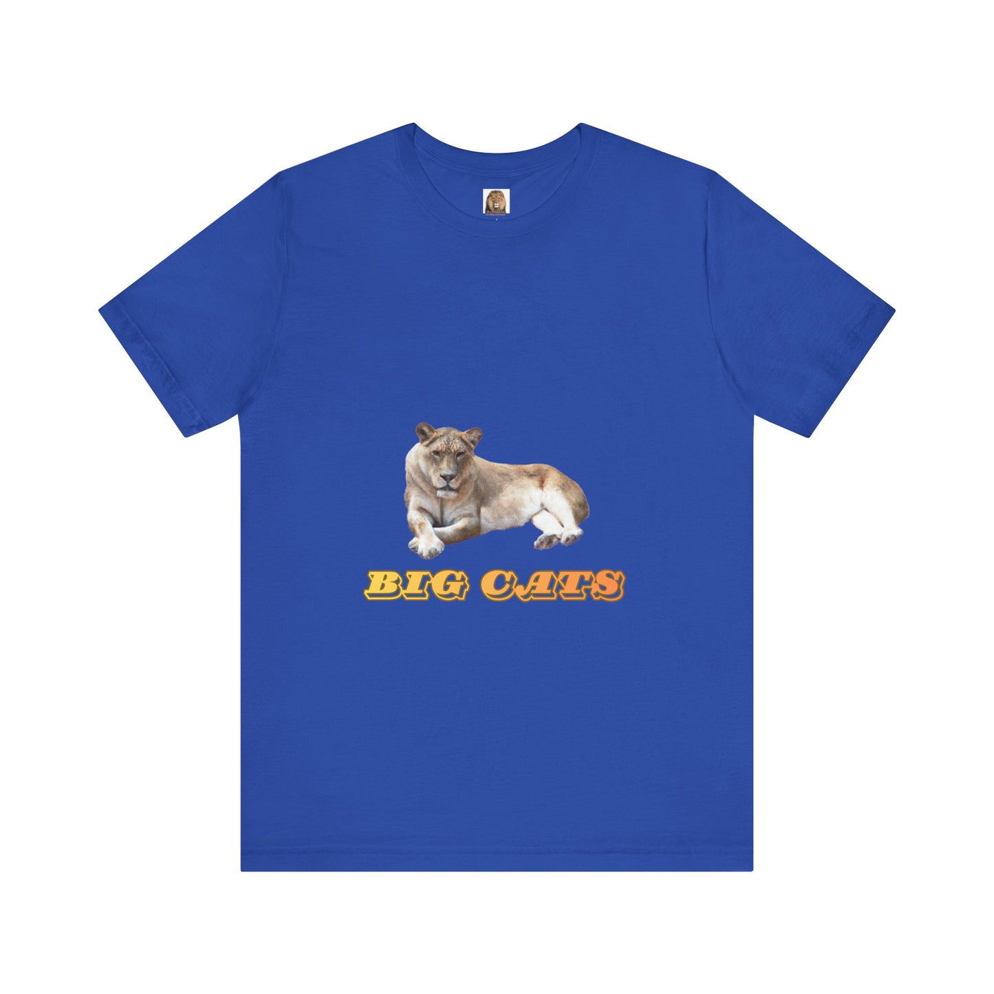 Unisex Lioness Big Cats Short Sleeve Tee