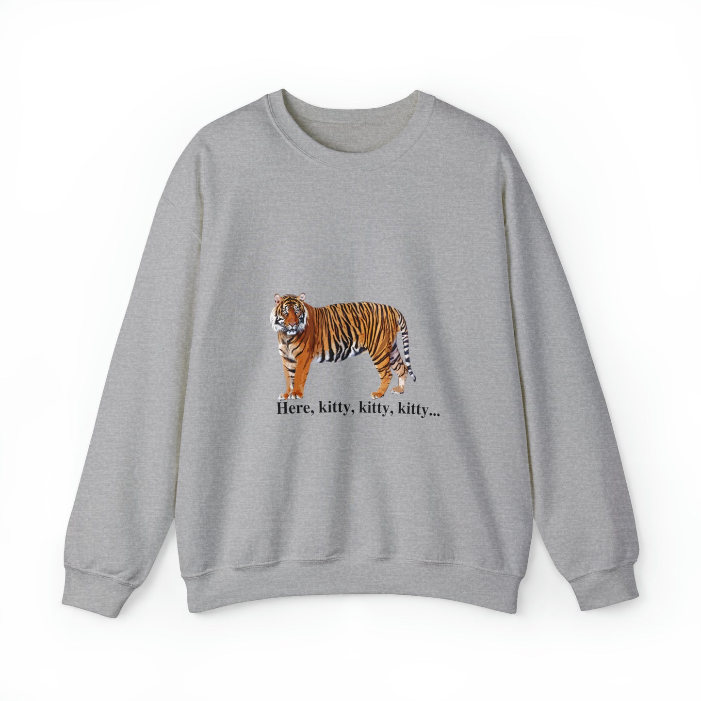 Unisex Tiger Big Cats Crewneck Sweatshirt