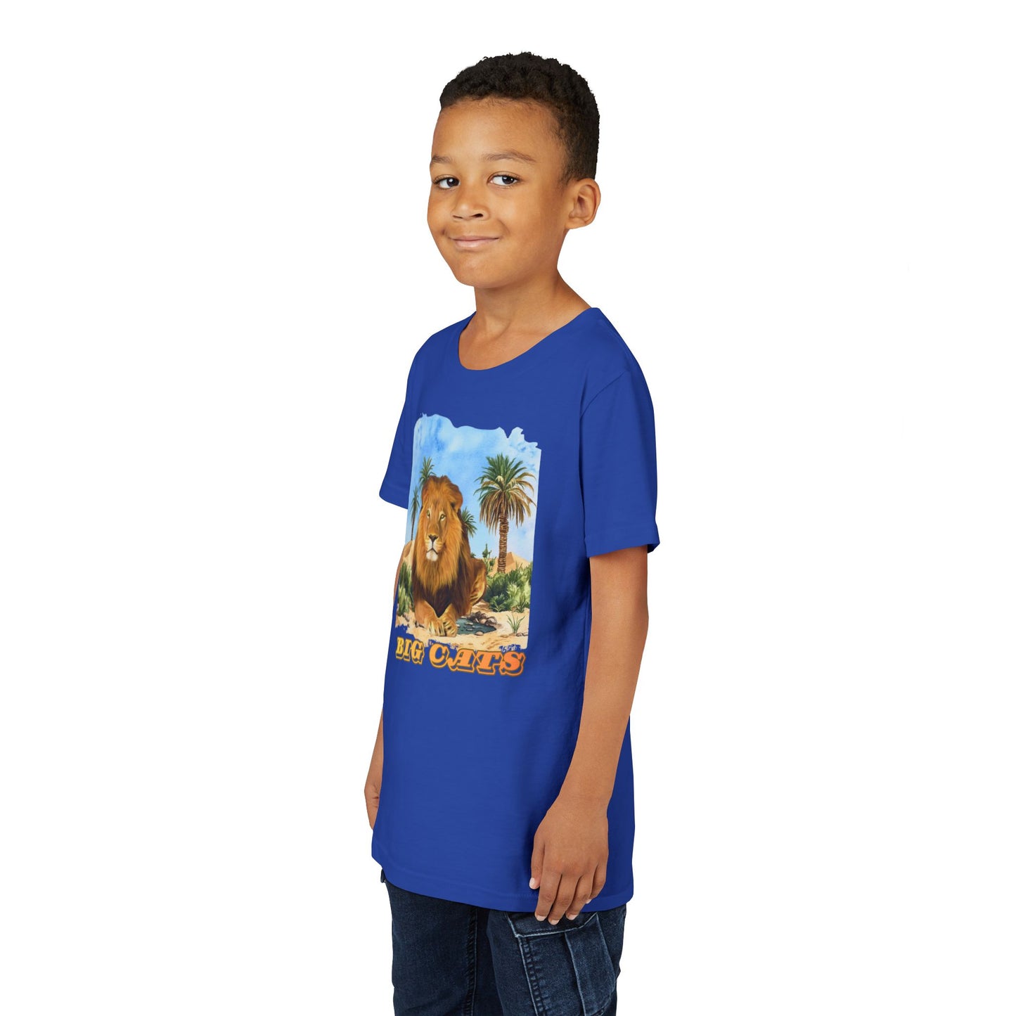Boy's Lion Big Cats Short Sleeve Tee