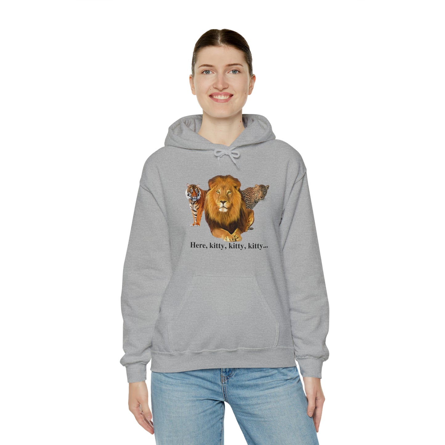 Unisex Big Cats Hooded Sweatshirt