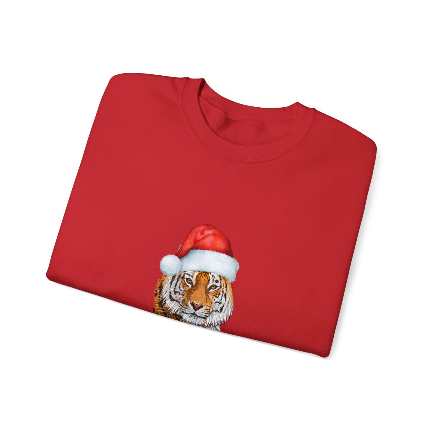 Tiger Mrs. Santa Crewneck Sweatshirt