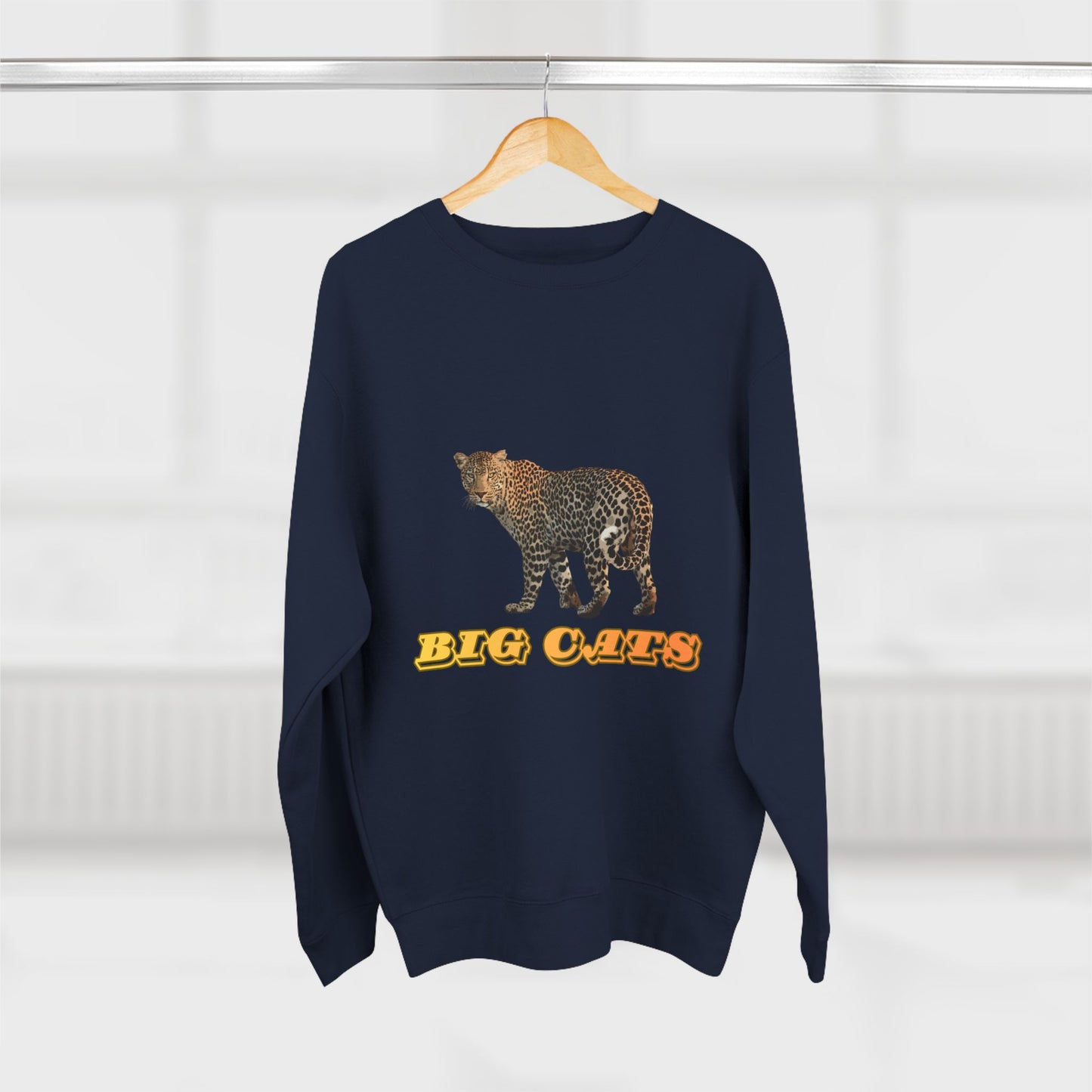 Unisex Premium Leopard Big Cats Crewneck Sweatshirt