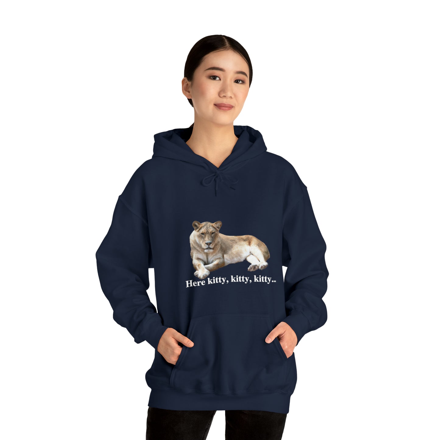 Unisex Lioness Big Cats Hooded Sweatshirt