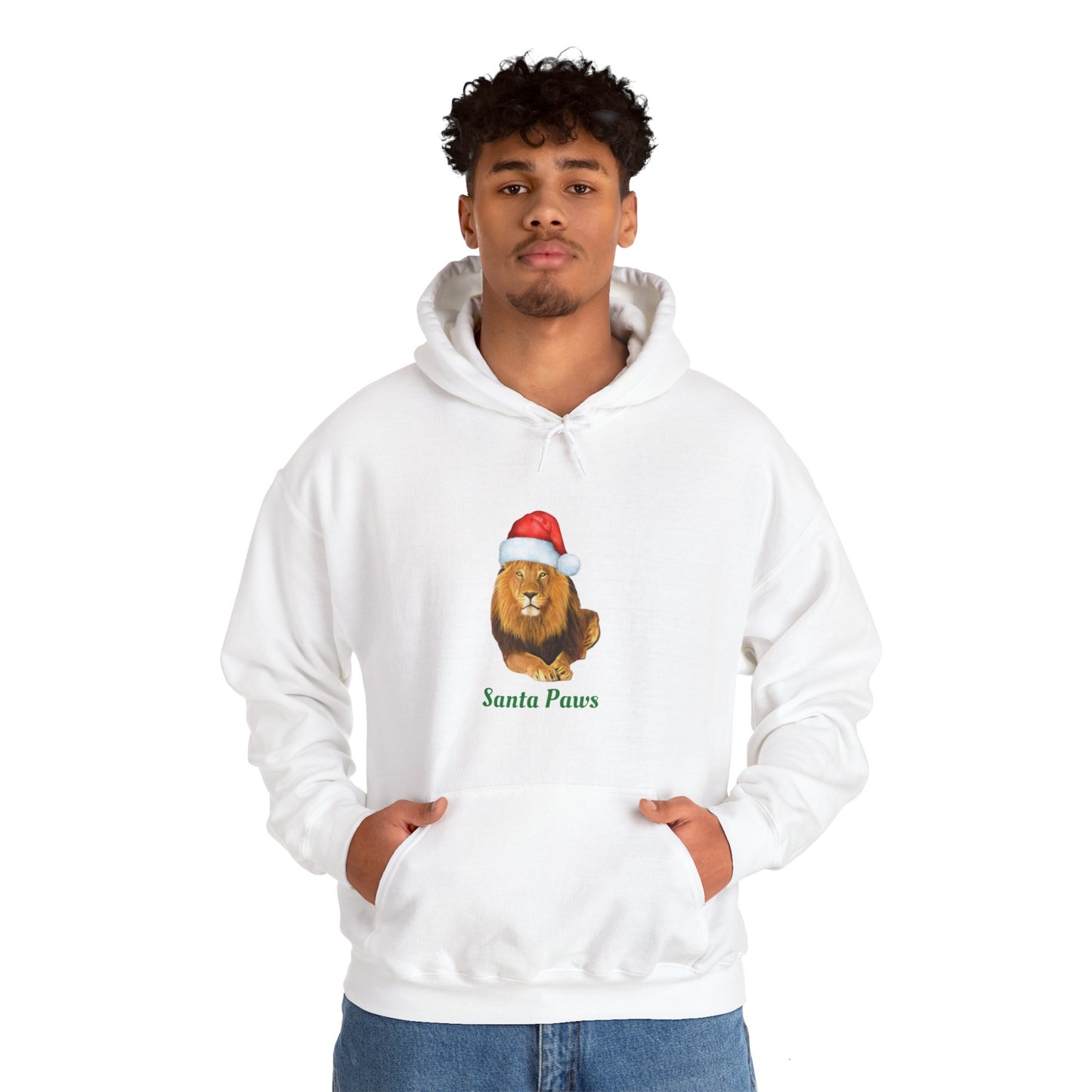 Unisex Santa Paws Hooded Sweatshirt