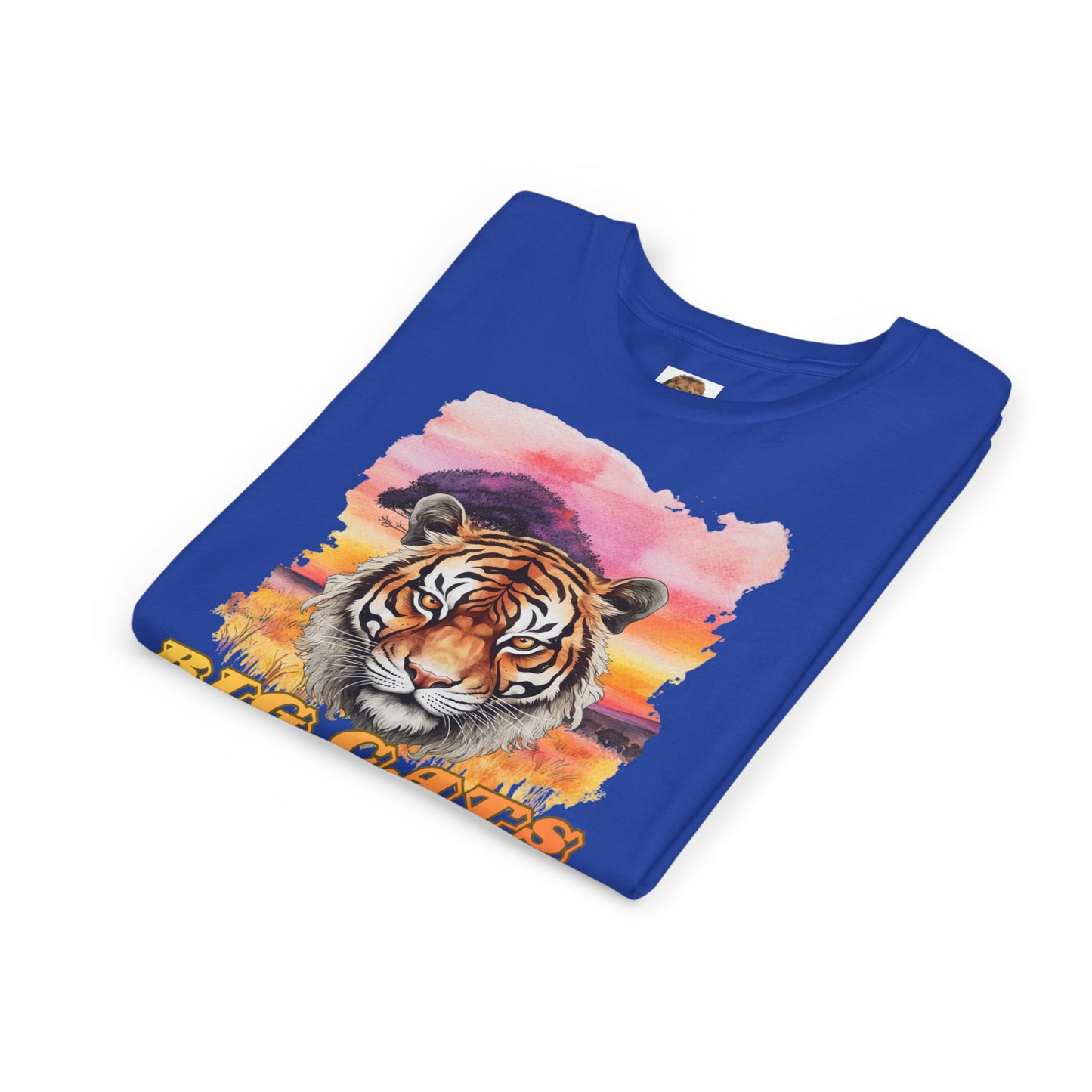Girl's Tiger Big Cats Short Sleeve Tee