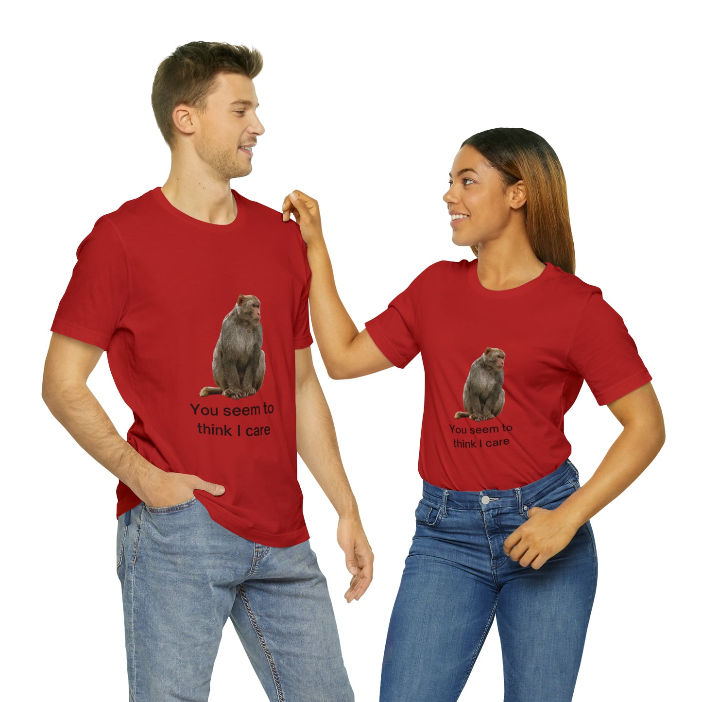 Unisex Monkey Short Sleeve Tee