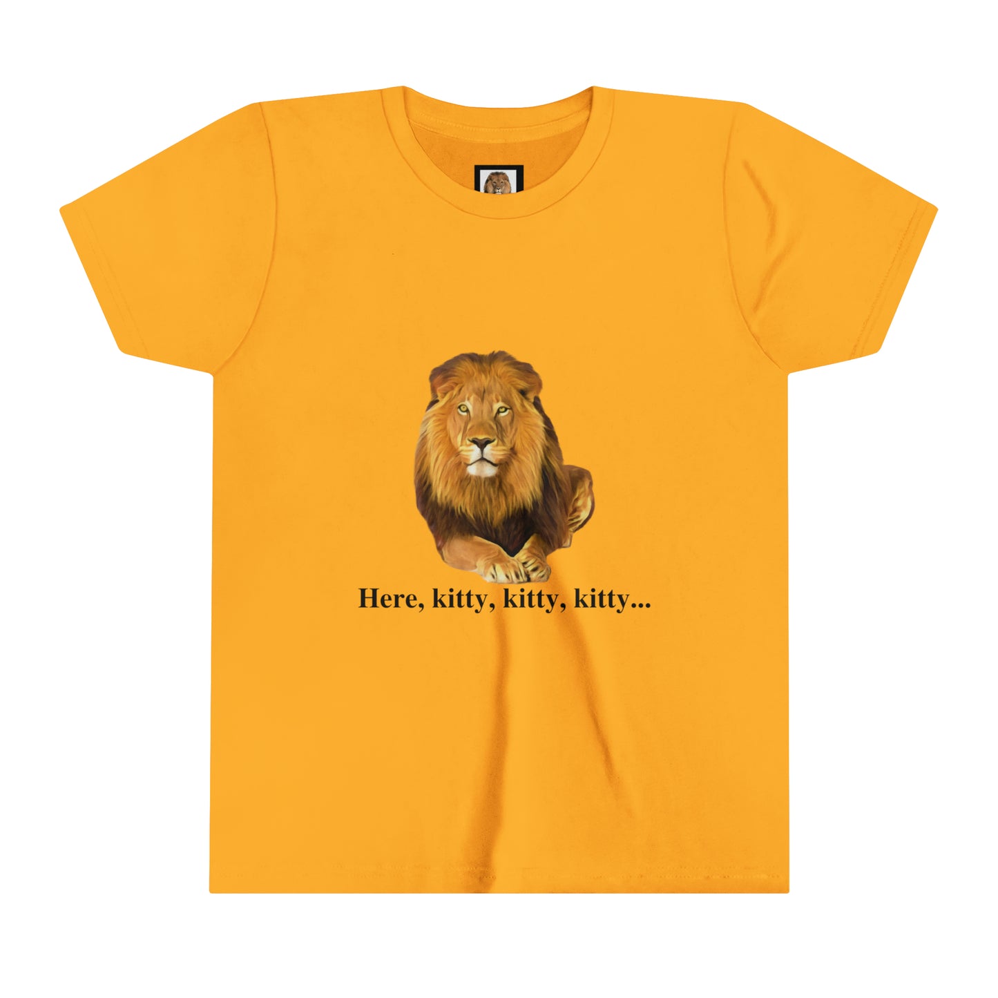 Youth Lion Big Cats Short Sleeve Tee