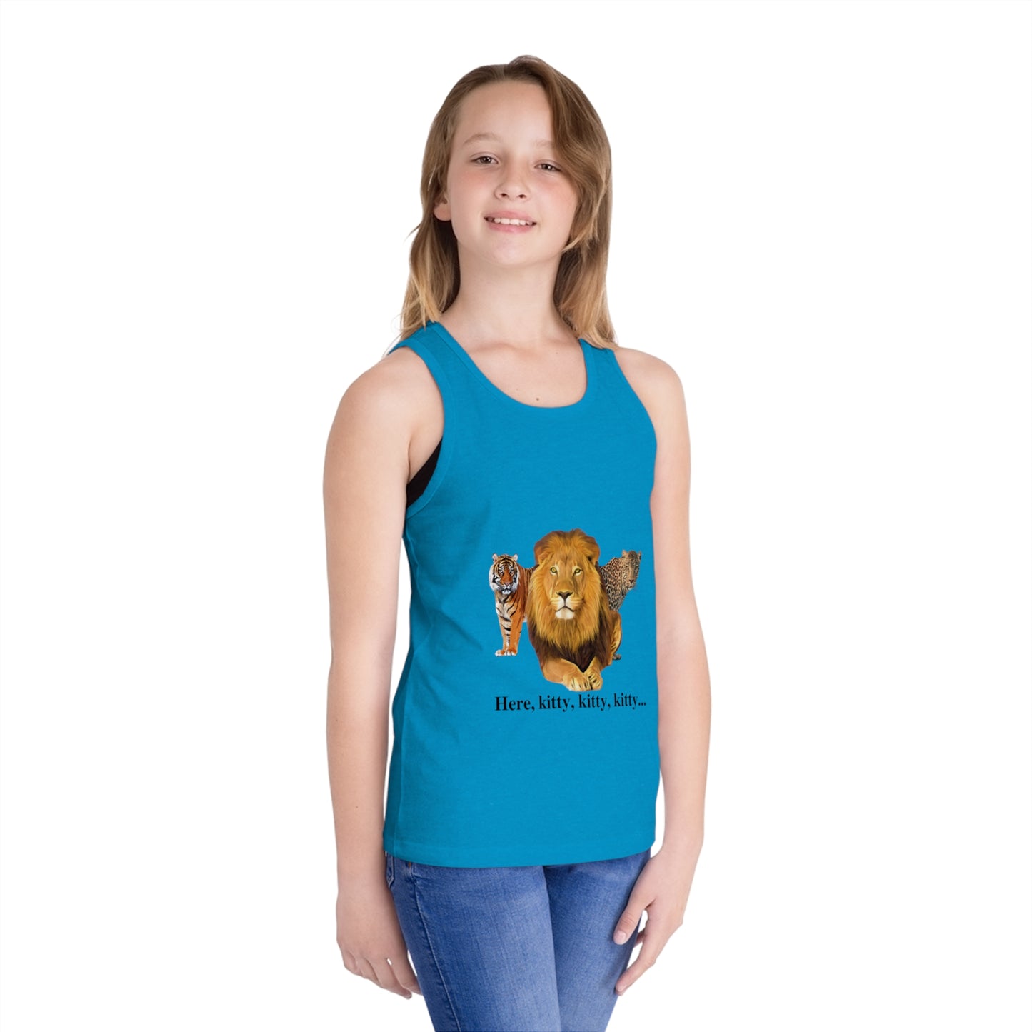 Kid's Big Cats Lion Jersey Tank Top