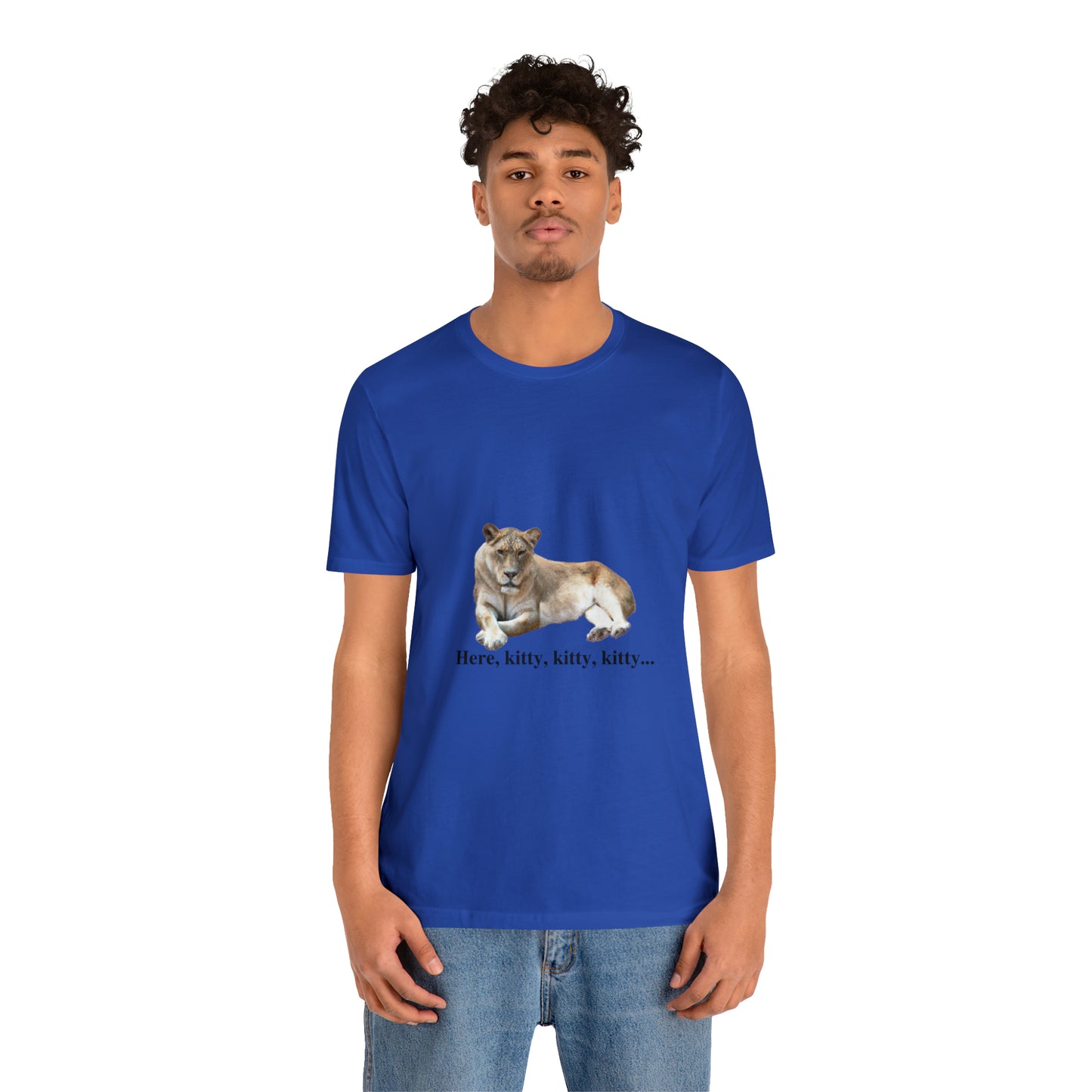 Unisex Lioness Big Cats Short Sleeve Tee